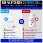 DRINK HRW Rejuvenation Molecular Hydrogen Water Tablets: 12 ppm H2, Patented, USA Made, IHSA-Certified Hydrogen & Magnesium Supplement. Supports Energy, Recovery, Cognitive Function (Unflavored, 30Ct)