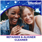Efferdent Denture Cleaner Tablets – Dental Appliances, Aligners, Mouth Guard, and Retainer Cleaner Tablets, Minty Fresh & Clean, 126 Count