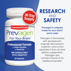 Prevagen Professional Formula - 30 Capsules (1 Month Supply) | Formulated for Your Brain | 40mg of Apoaequorin Plus Vitamin D3 with 7-Day Pill Minder