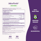 Natrol JuiceFestiv, Vitamins and Supplements for Nutrition & Well-Being, Antioxidants for Cellular Health, 60 Capsules (2-Count), Up to a 30 Day Supply
