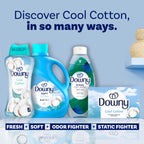 Downy Cool Cotton In-Wash Laundry Scent Booster Beads, 24 oz, laundry scent beads, Long-lasting Freshness