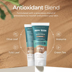 Happy Ocean SPF 45 Tinted Mineral Sunscreen with Non-Nano Zinc Oxide for Face and Body, Fragrance Free, Reef Safe Biodegradable Sunscreen, Tinted Mineral Moisturizer, Water Resistant, 2.5 Fl oz