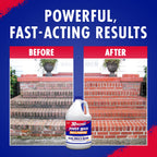 30 SECONDS Pressure Washer Concentrated Cleaner – Power Cleans Stains from Algae, Mold & Mildew, Dirt, Grime – Makes up to 20 Gallons