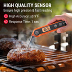TempPro TempSwift 1 Sec Meat Thermometer Digital for Kitchen Cooking Food