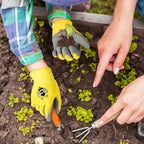 Yumoin 12 Pairs Kids Gardening Work Gloves (Large (Age 9-11))