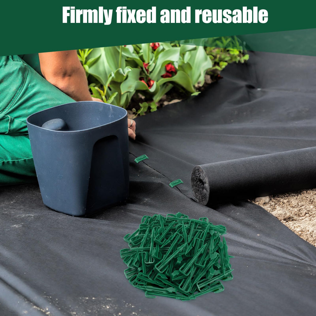 Nuanchu 100 Pcs 4 Inch Stakes Sod Garden Stakes Bulk, Landscape Garden Stake for Membrane, Sod Staples Tent Stake, Netting, Turf, Landscaping and Gardening