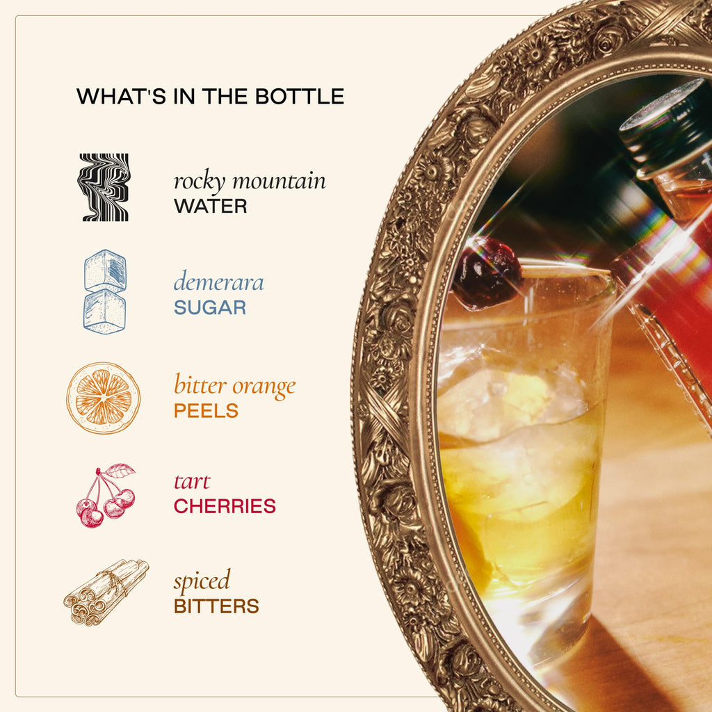 Strongwater Old Fashioned Mix - 1pk, 32 Cocktails - Just Add Bourbon