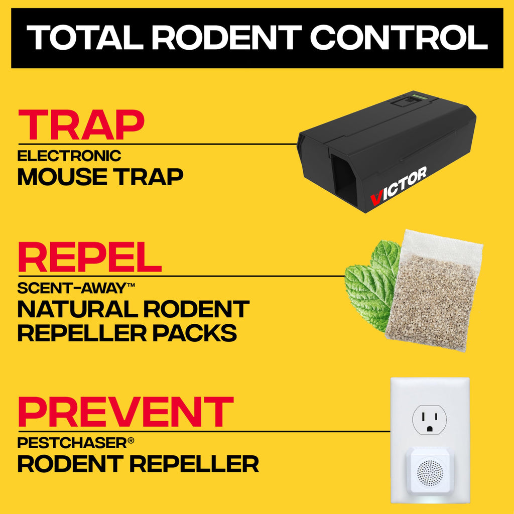 Victor Electronic Mouse Trap, 2-Pack, Indoor Electric Mouse Traps for Home