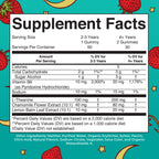 MaryRuth Organics Kids Nighttime Gummies | Sugar Free | NO Melatonin with L Theanine, Lemon Balm, Chamomile, Vitamin B6 | Relaxation Support for Kids 2+ | Vegan | Non-GMO | Gluten Free | 60 Count