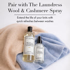 The Laundress Wool & Cashmere Shampoo, 31 Loads, Concentrated Luxury Liquid Laundry Detergent, Cedar Scent, Cold-Water Hand or Machine Wool Wash for Delicate Merino, Mohair & Knit Blends, Pack of 2