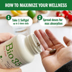 Bio-35 / 300ct Iron Gluten & Soy- Free, Daily Multivitamin for Men & Women Wellness – Bio35 High Potency Softgel with Trace Minerals, Multi Vitamins for Immune Support, Digestion, & Energy