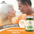 Beta Sitosterol - 500mg Tablets - Non-GMO - Support Prostate and Healthy Cholesterol Levels - Phytosterols Complex - Natural Plant Sterols and Stanols