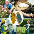 MSUPSAV Puncture Resistant Gardening Gloves,Garden Work Glove,Blue,Medium