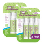 Boogie Kids Hand Sanitizer Spray for Babies &Toddlers, Great for Diaper Bags and Backpacks, Plant Based Alcohol, Made With Aloe & Sunflower Seed Oil, 3 Count (Pack of 2)