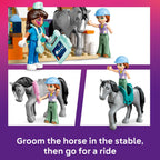 LEGO Friends Horse and Pet Vet Clinic -Veterinarian Playset for Kids, Girls and Boys, Ages 7+ - Toy Building Set for Pretend Play with 3 Minidolls, Horse Toy, Dog, and Cat - Gift Idea - 42651