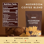 Mushroom Coffee | Enhanced Focus, Boosted Immunity, Improved Energy | 6 Adaptogenic Mushrooms: Cordyceps, Reishi, King Trumpet, Shiitake, Lion's Mane & Turkey Tail | 2 Pack