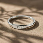 Engraved Rings for Women, Custom Name Ring and Personalized Rings for Women