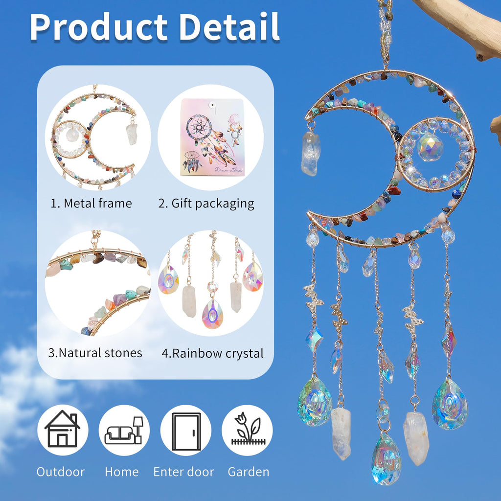 Crystal Suncatcher Window Hanging Decor Rainbow Maker Sun Catchers Indoor