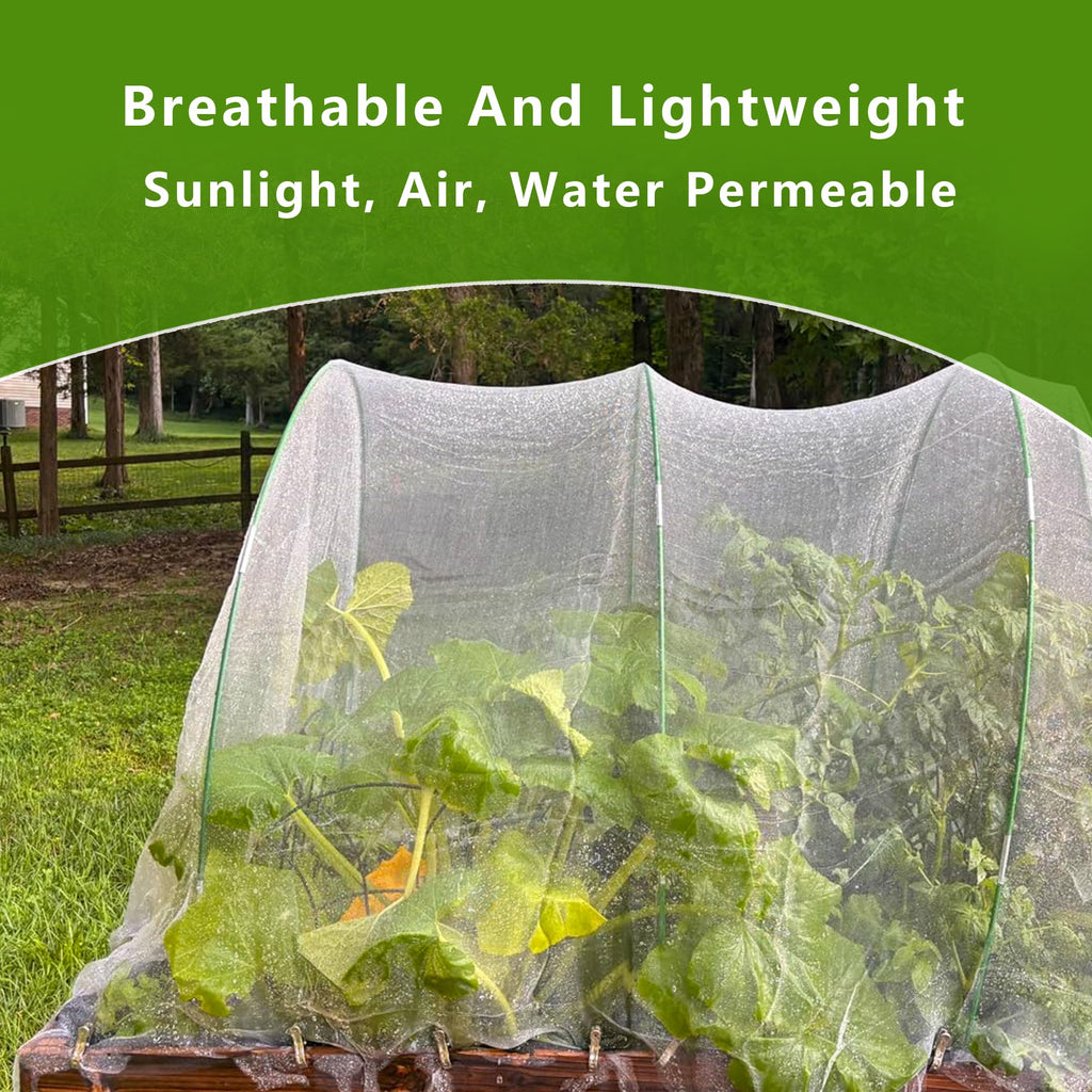 Garavigo Durable Garden Fine Mesh Netting, 10x33ft Insect Netting for Plant