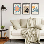 upsimples 12x18 Poster Frame, Easy Slide-In Assembly, Black, 3 Pack