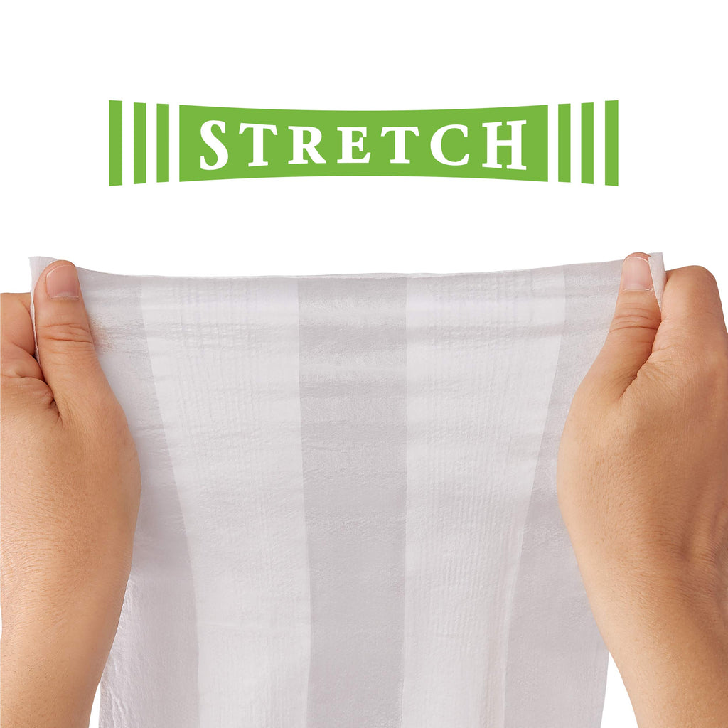 FitRight Stretch Ultra Adult Briefs, Incontinence Diapers with Tabs, Heavy Absorbency, Large/XL/2XL, 51 to 70", 20 Count