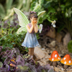 PRETMANNS Fairies for Fairy Garden Accessories Kit Outdoor, 7 Items