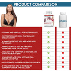 BEAUTIFYEM Bust X-Large Breast Enlargement, Breast Enhancer, Bust Enhancement Pills - Enjoy Larger, Fuller, Firmer Breasts. (Not a Breast Cream). 1 Month Supply
