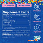 Dippin Dots - Melatonin Gummies for Kids & Adults (30 Day Supply) Strawberry Sunset Creme Flavor | 2.5mg Per Kids Melatonin Gummy | Supplement for Faster & Longer Sleep | Gummies for Children (120 Ct)