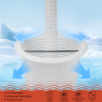 JODDMTTY SP-HP Pool Skimmer Baskets for Inground Pools,Skimmer Basket for Hayward Skimmer SP1070, Pacfab, Jacuzzi Deckmate, SwimQuip, and American Products Skimmers,with Tower and Handle