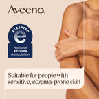 Aveeno Eczema Therapy Daily Moisturizing Body Cream for Sensitive Skin, Soothing Eczema Cream for Dry & Itchy Skin Relief, Colloidal Oatmeal & Ceramide, Steroid- & Fragrance-Free, 12 Oz