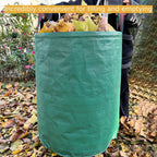 RISETEX 3-Pack 106 Gallon Standable Reusable Leaf Bags with Handles