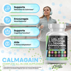 Clean Nutraceuticals GABA 750mg 5 HTP 200mg L Tryptophan 500mg L Theanine 200mg Ashwagandha SAM-e L-Glycine - Mood Support Vitamins for Women and Men with L-Tyrosine 5-HTP (5-Hydroxytryptophan)