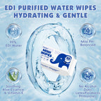 72 PackTravel Flushable Wipes with Aloe & Vitamin E,Impossibly Compact 7 Wipe Per Pack Mini Travel Adult Wet Wipe,Hypoallergenic & Fragrance-Free Skin-Friendly Flushable Wet Wipe (504 Total Wipes)