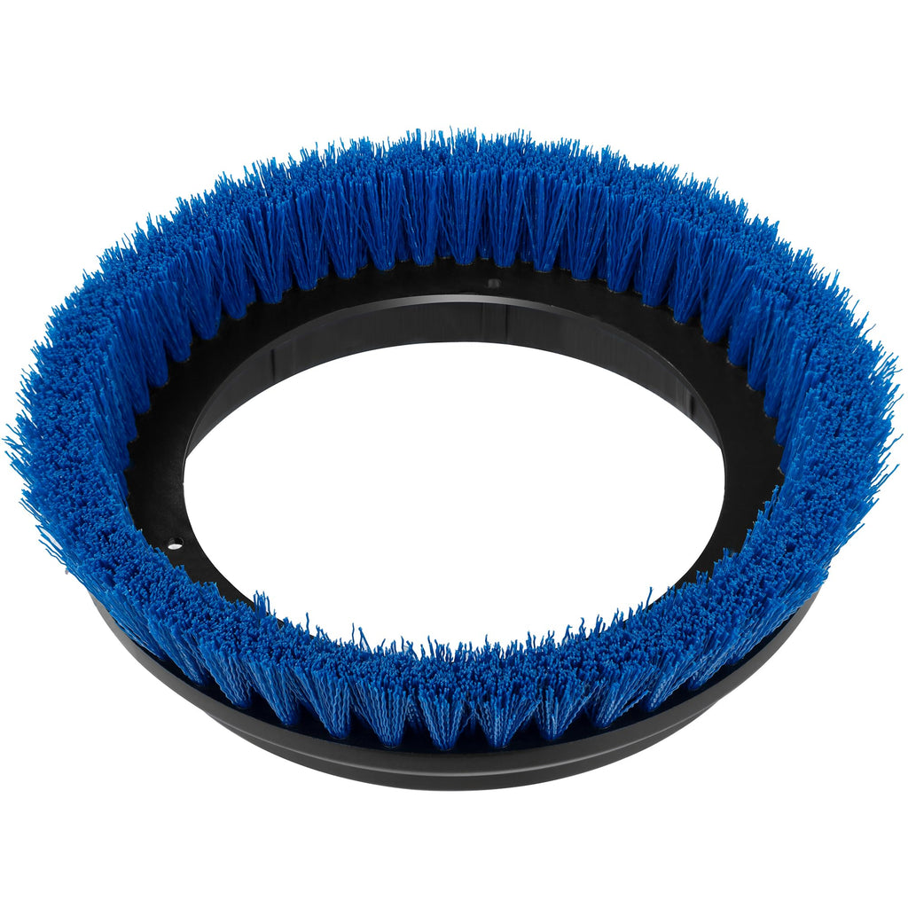 HHQ Commercial Scrub Brush for Orbital Floor Scrubber, Compatible with Oreck Orbiter XL ORB550MC, Bissell BGEM9000, 12" Diameter, Medium-Duty Brush, Blue