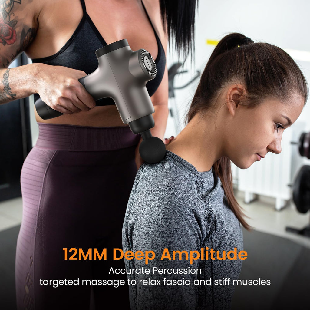 Mebak 3 Massage Gun Deep Tissue, Muscle Massager for Athletes Pain Relief