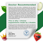 Lifeable Vitamin B Complex for Kids | with VIT C | Great Tasting B Complex Gummies | Vegan Kids B Complex | Energy and Nerve Support | 90 Gummies