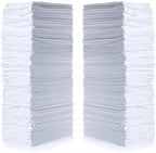 Simpli-Magic Cotton Shop Towels 14"x12" (145 Pack) – Reusable Cleaning Shop Rags for Automobiles, Industries, Garage and Homes (White)