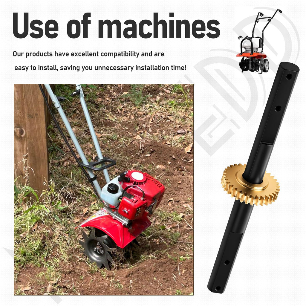 4651 Replacement Tiller Shaft Tine Assembly Compatible with Earthquake