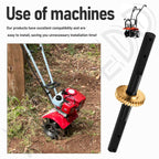 4651 Replacement Tiller Shaft Tine Assembly Compatible with Earthquake