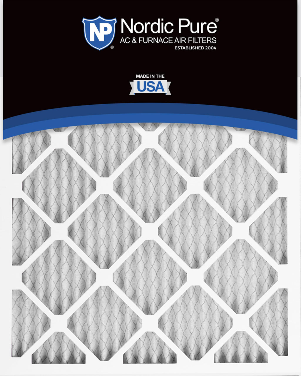 Nordic Pure 16x20x1 (15 1/2 x 19 1/2 x 3/4) Pleated MERV 12 Air Filters 6 Pack