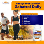 Gabatrol Daily – Plant Based GABA Supplement. Vegetarian and Vegan Friendly (120 Veggie Caps)