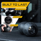 InfinityBall 4-Speed Vibrating Massage Ball - Lacrosse Balls Meet a Vibration Foam Roller! - High Intensity for Recovery, Mobility, Pliability Training & Deep Tissue Sports Therapy