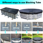SIHAIAN Pool Cover Automatic Drainer Kit for SIHAIAN Round and Rectangle Pool Cover, Anti waterlogging, Control Cover Surface Water Levele, Prevent Clogging (C:157inch)