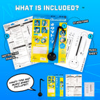 Otamatone Japanese Electronic Musical Instrument Portable Music Synthesizer from Japan by Maywa Denki Studio Award Winning, Educational Fun Gift for Children, Teens & Adults - Black