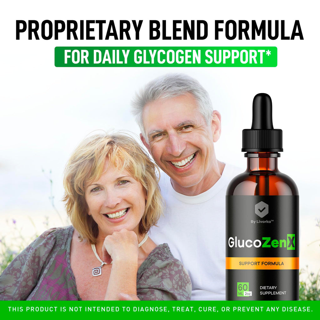 (2 Pack) GlucoZenX Drops - Official GlucoZen X Liquid Drops Premium Advanced Formula All Natural Support, Glucozenx for Overall Health & Daily Wellness Gotas Review, 2 Bottles for 2 Months