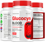 (3 Pack) Glucocyn - Glucocyn Capsules Glycogen Support, Official Gluco Cyn Supplement Pills Health & Wellness All Natural Ingredients, Glucosyn Plus Premium Advanced Formula, 90 Capsules for 3 Months