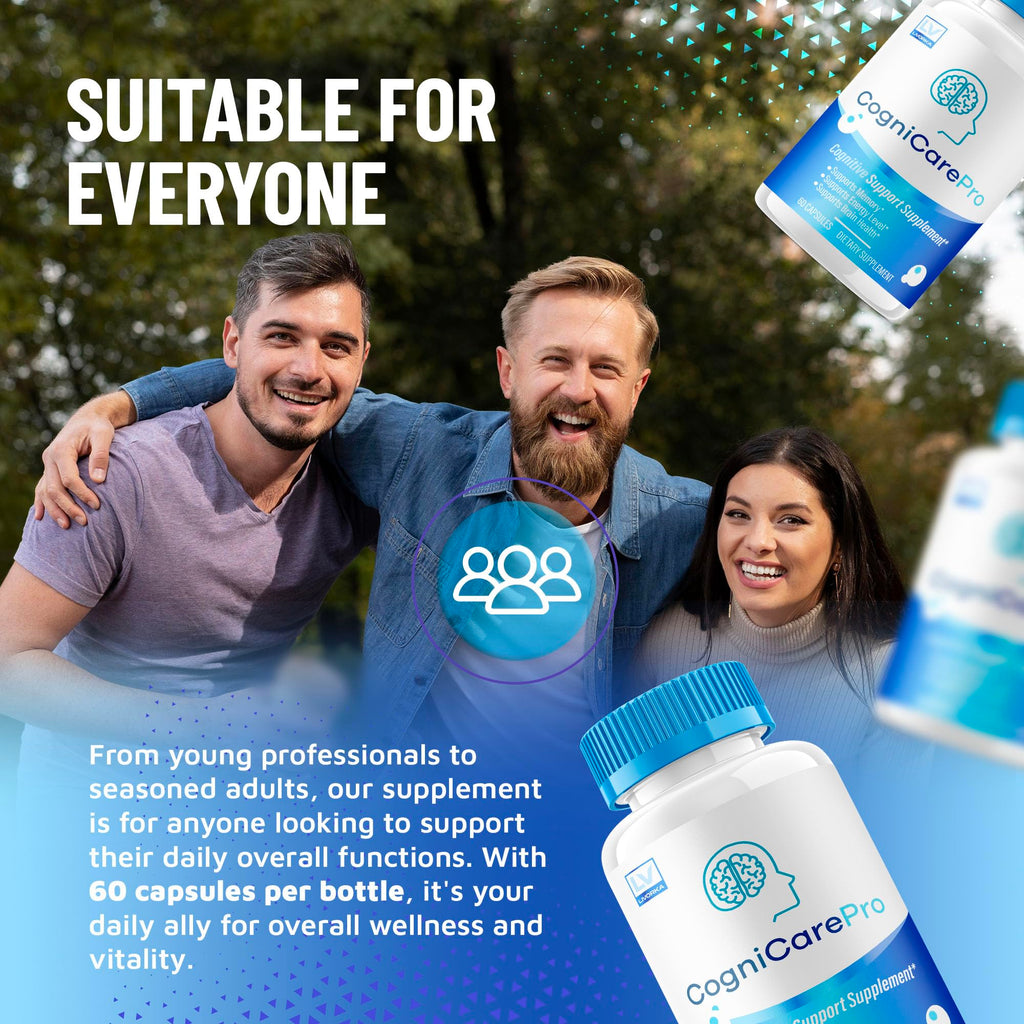 LIVORKA (5 Pack) Cognicare Pro Capsules, Cognicare Pro, Cognicare Pro Pills, Cognicare Pro Advanced Formula, Cognicare Pro Vitamins, Cognicare Pro Formula 300 Capsules for 5 Months