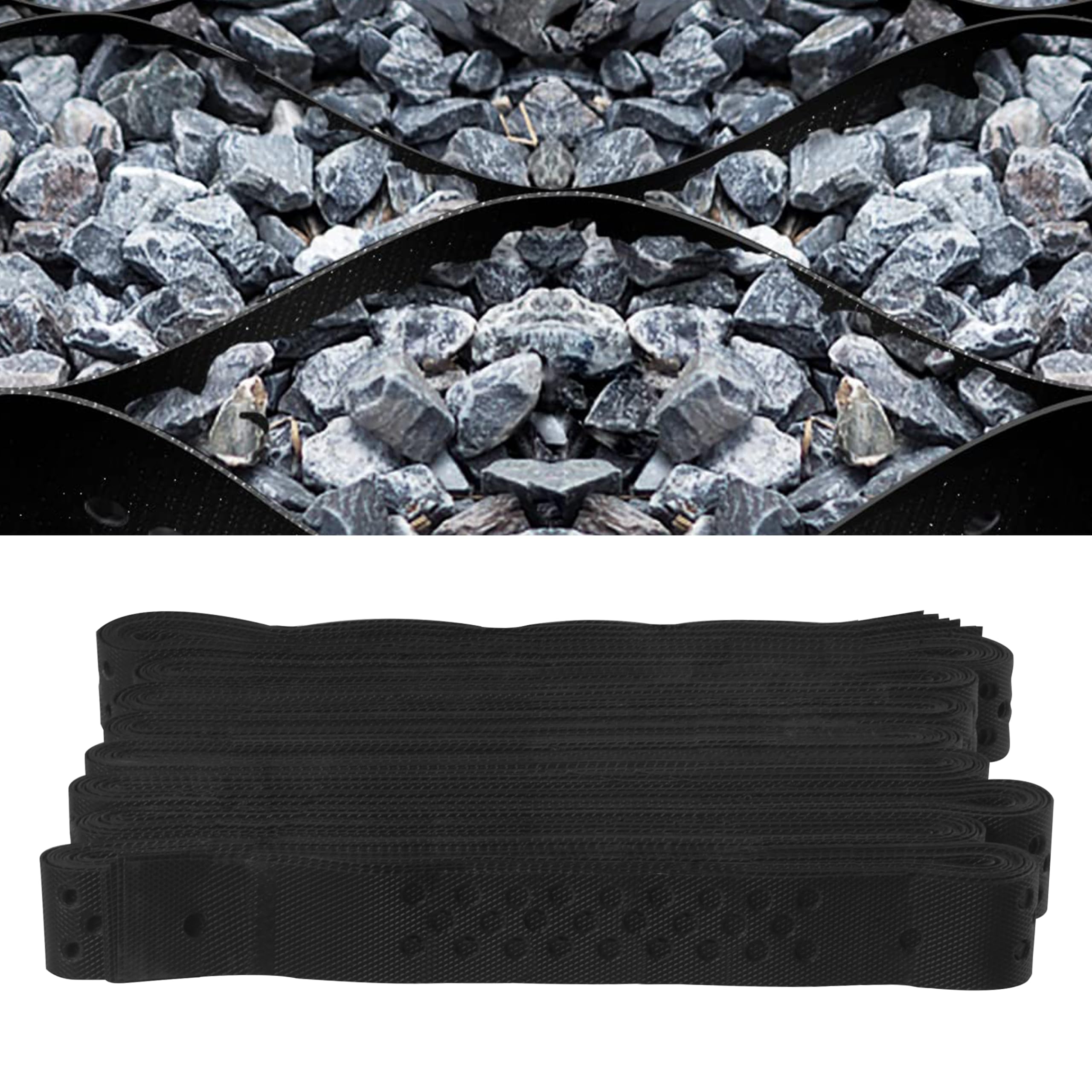 Sunnyglade 2" Thick Ground Grid 13.6 x 4 FT, Gravel Retainer 1880 lb/sq ft