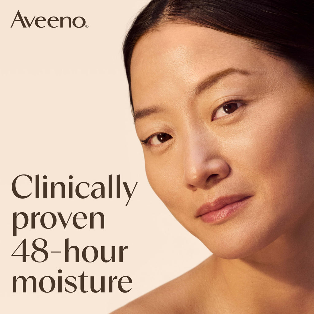 Aveeno Sensitive Skin Moisturizer Bundle, Calm + Restore Oat Gel Facial Moisturizer, 1.7 oz, & Trial Size Daily Moisturizing Cream + Prebiotic Oat, 0.5 oz, Fragrance-Free, Two Items