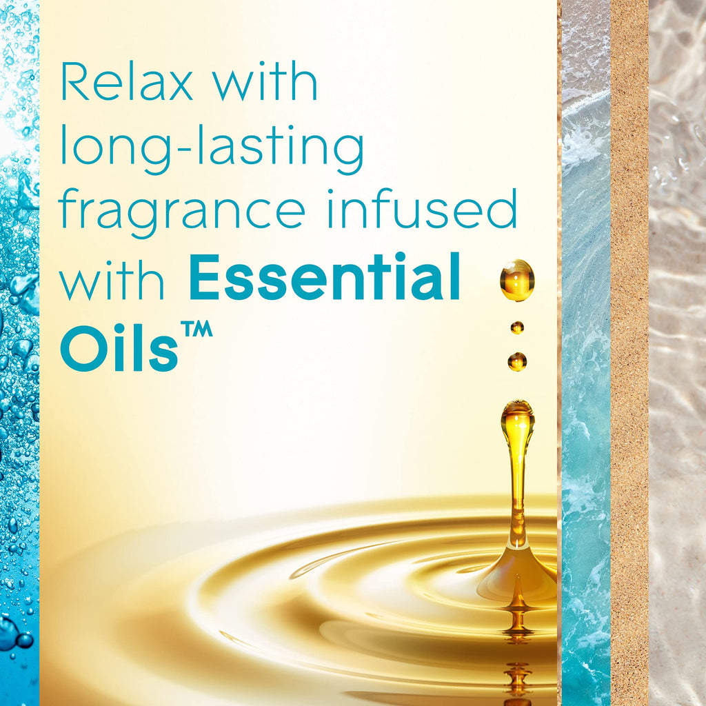 Glade PlugIns Refills Air Freshener, Scented and Essential Oils for Home and Bathroom, Aqua Waves, 3.35 Fl Oz, 5 Count